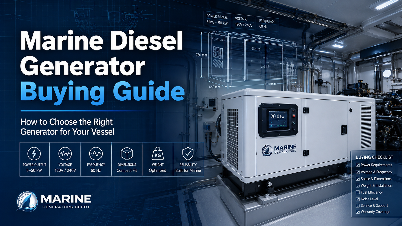 Marine Diesel Generator Buying Guide